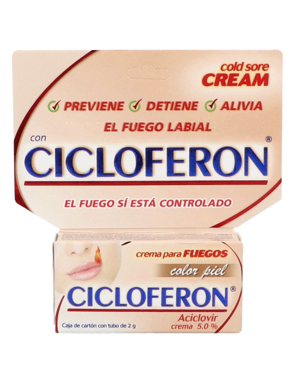 CICLOFERON CMA. COLOR PIEL CAJA C/TUBO C/2 G. – Farma Leal