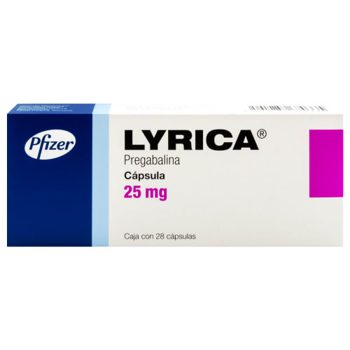 LYRICA 25 MG 28 CAPS