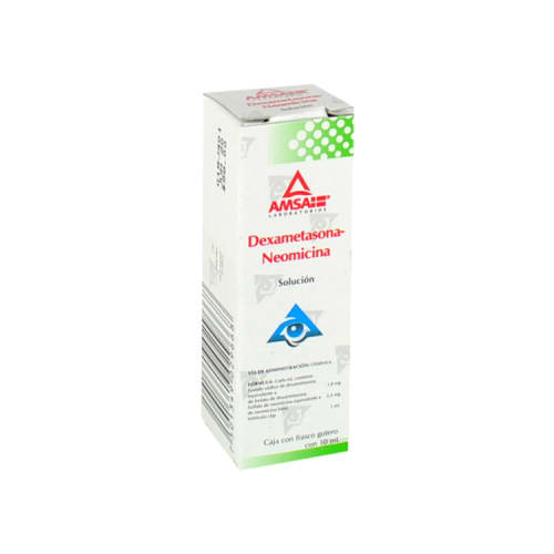 DEXAMETASONA NEOMICINA SOL. OFTALMICA CAJA C/FCO. C/10 ML.