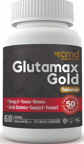 GLUTAMAX GOLD TAB. CAJA C/FCO. C/60