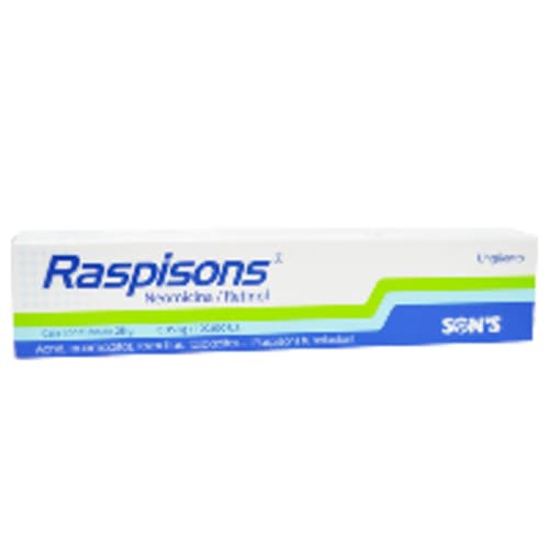 RASPISON´S UNGUENTO CAJA C/TUBO C/28 G.