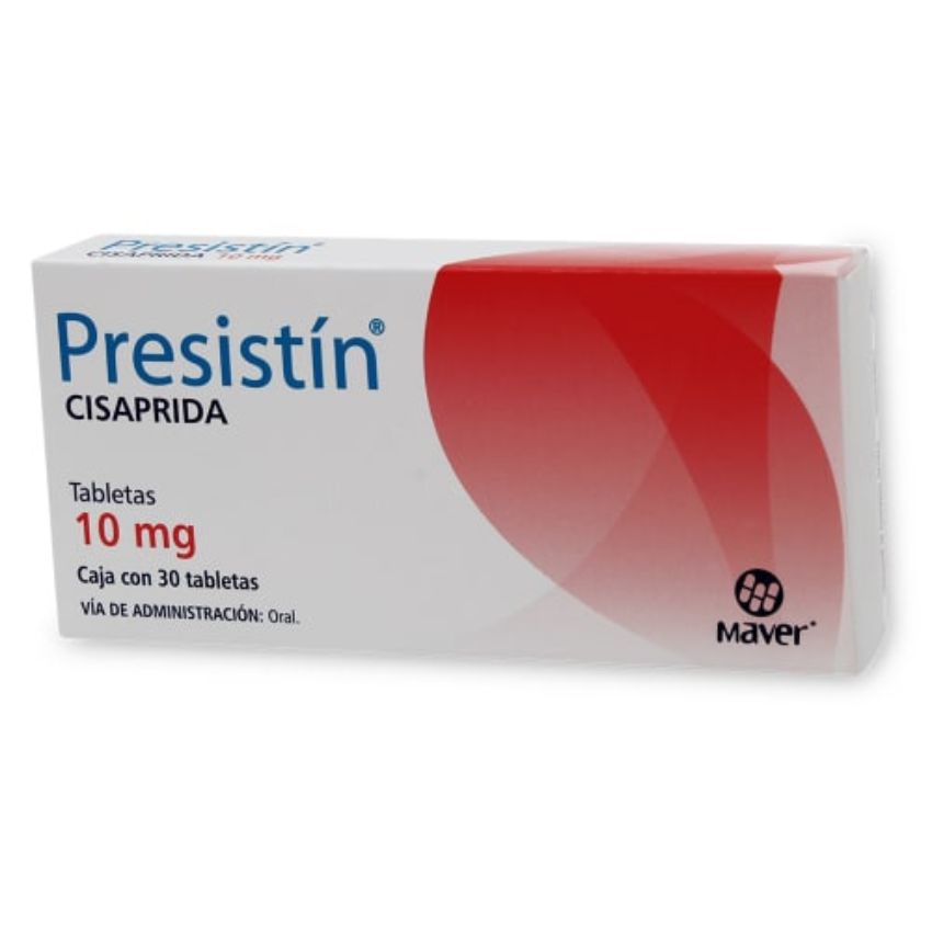 PRESISTIN TAB. 10 MG. CAJA C/30