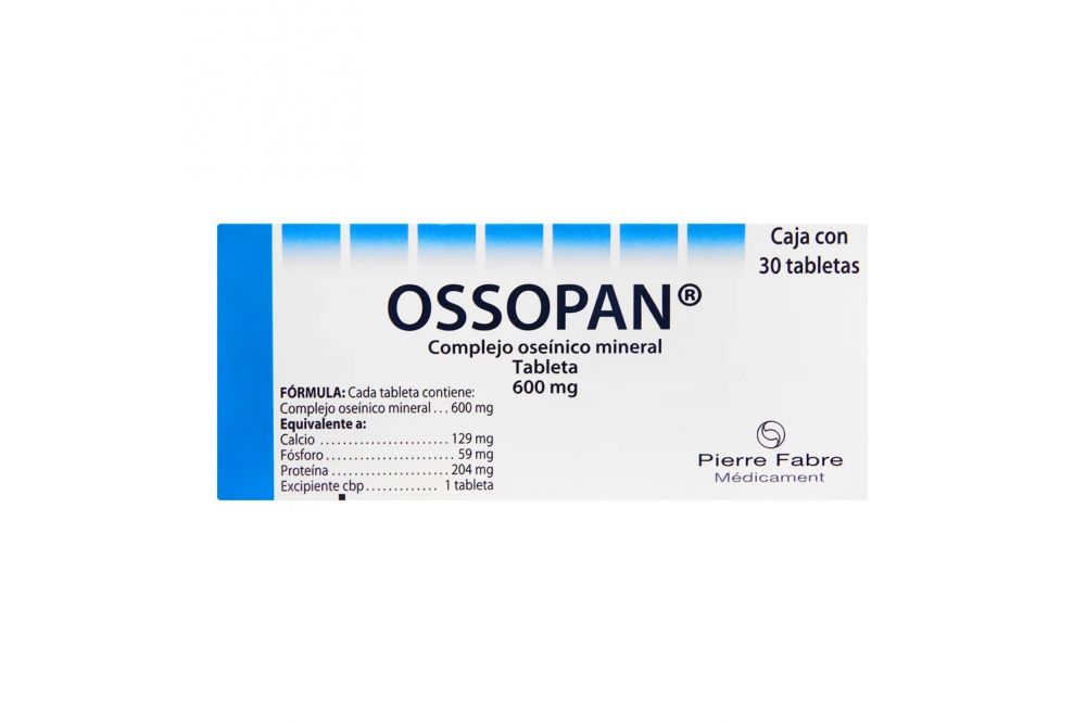 OSSOPAN 600MG - TAB 30