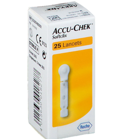 ACCU CHEK SOFTCLIX LANCET C25