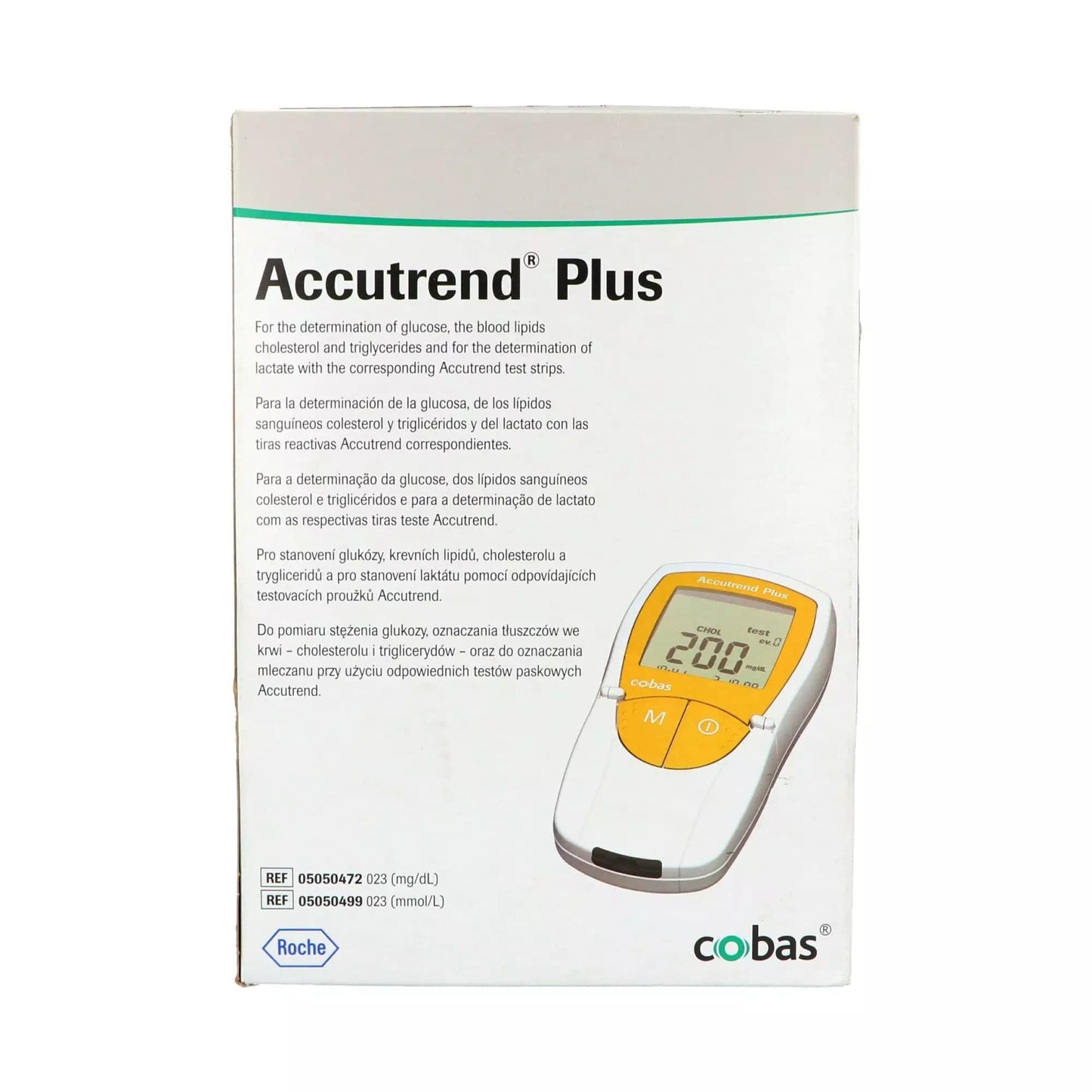 MED 4 PARAM SANG ACCUTREND PLUS GLUCOMETRO