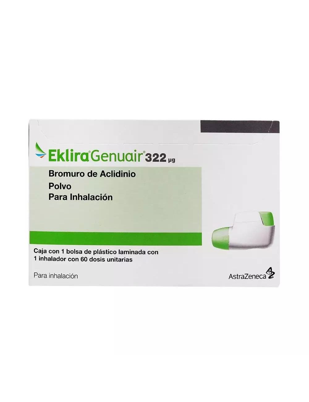 EKLIRA GENUAIR 322MG PVO/ 1 INHAL