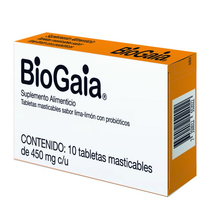 BIOGAIA 450MG TAB MASTIC C10