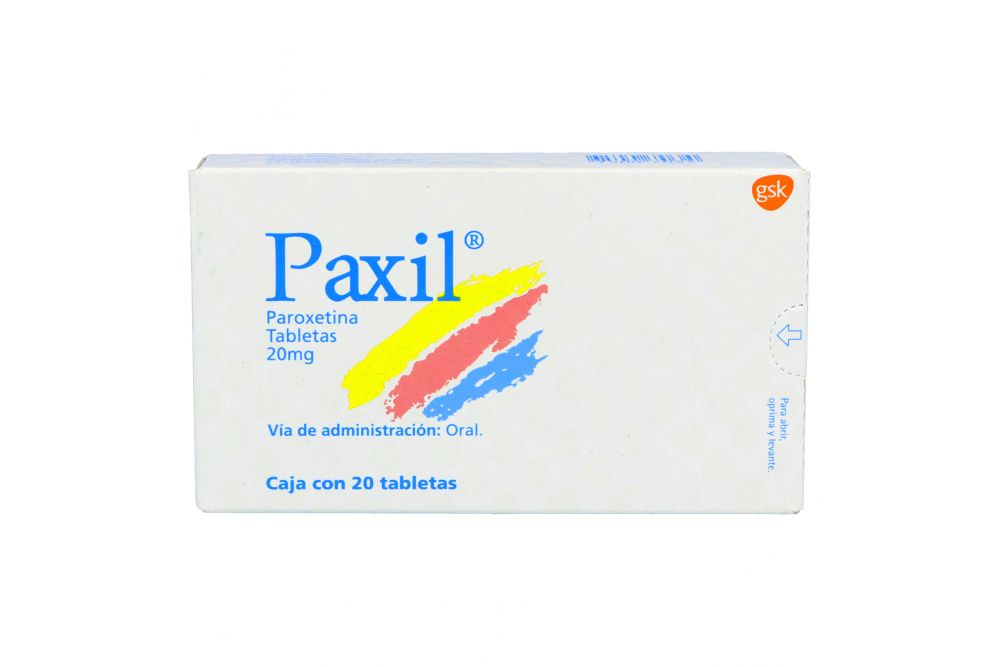 PAXIL 20 MG 20 TAB – Farma Leal