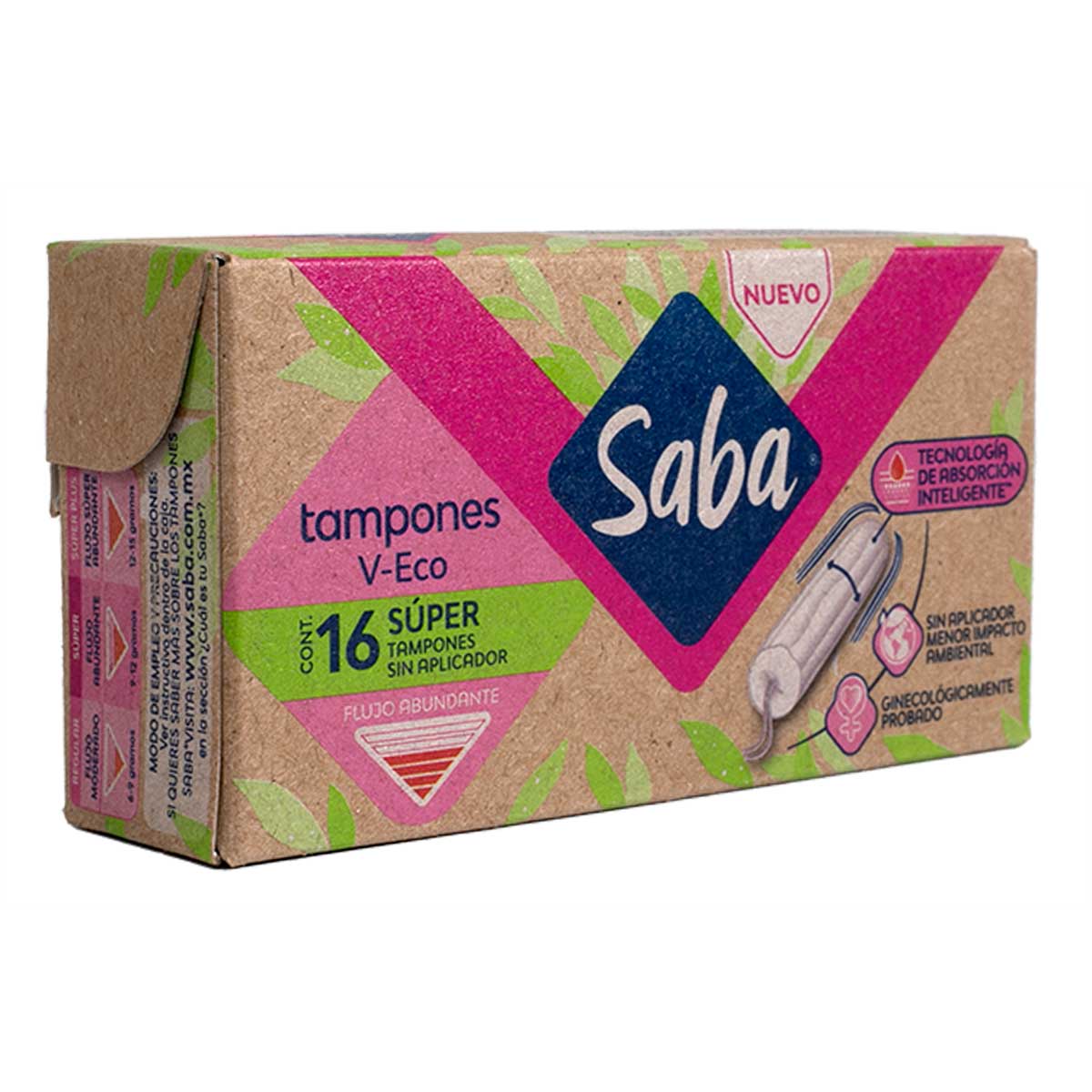 TAMPONES SABA V-ECO SUPER C/16