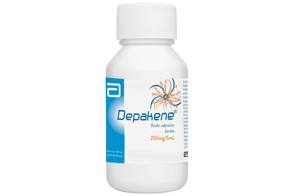 DEPAKENE 250MG/5ML JBE120ML+VASO