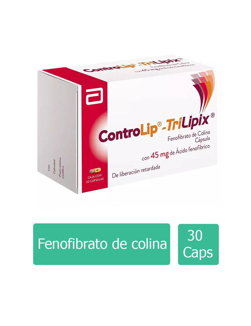 CONTROLIP - TRILIPIX 45MG 30 CAPS