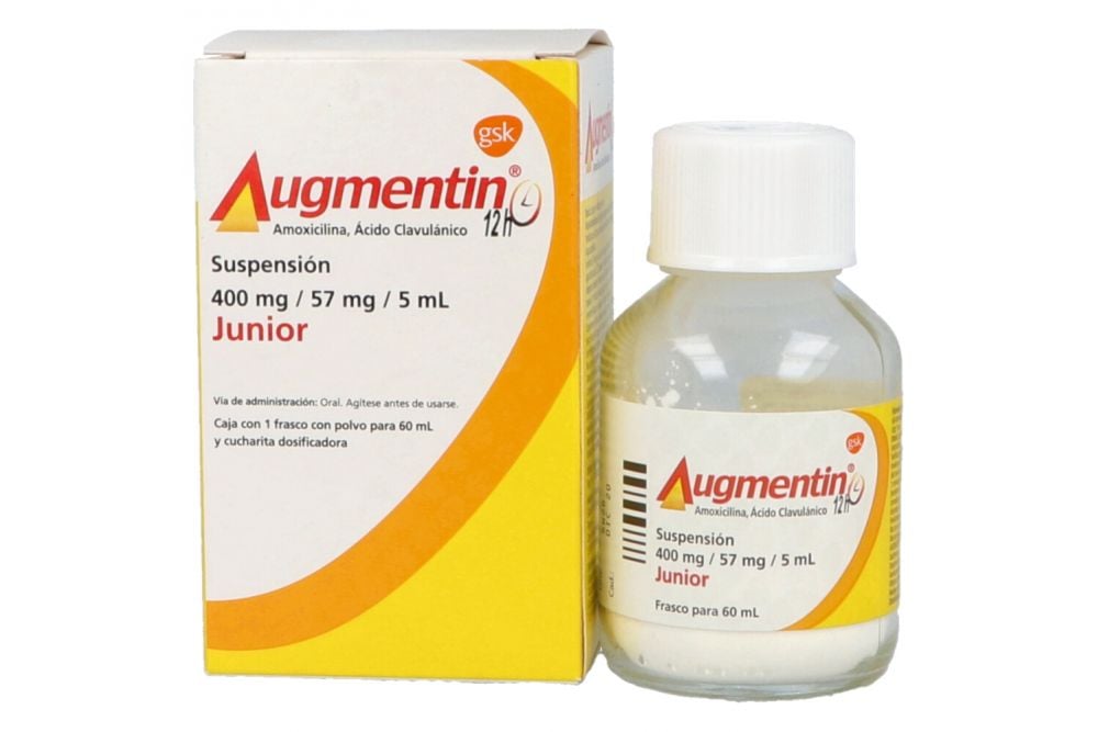 AUGMENTIN JR 12H 400MG 60ML SUSP