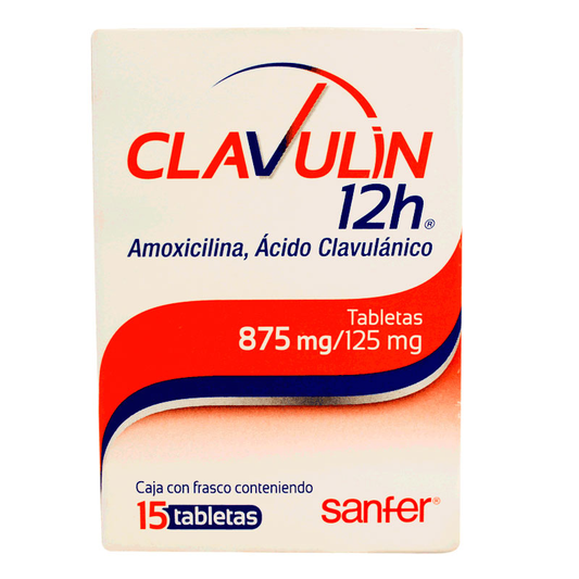 CLAVULIN 12H 875/125MG 15 TAB