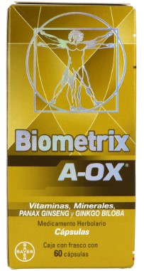 BIOMETRIX PERF A-0X S ALIM 60CAPSN