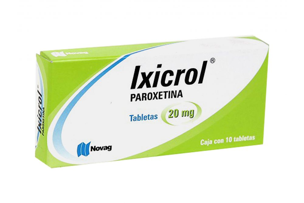 Ixicrol Tab. 20 Mg. Caja C/10 Paroxetina