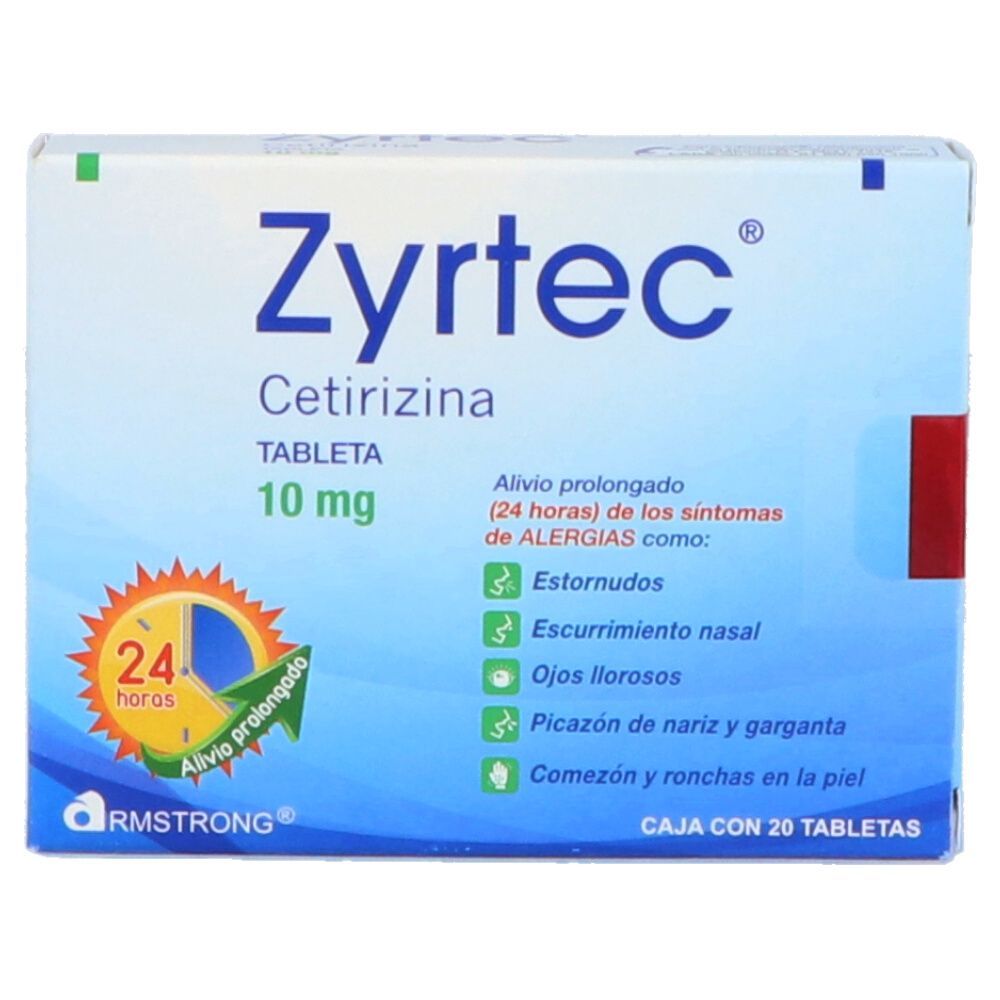 ZYRTEC 10 MG 20 TAB