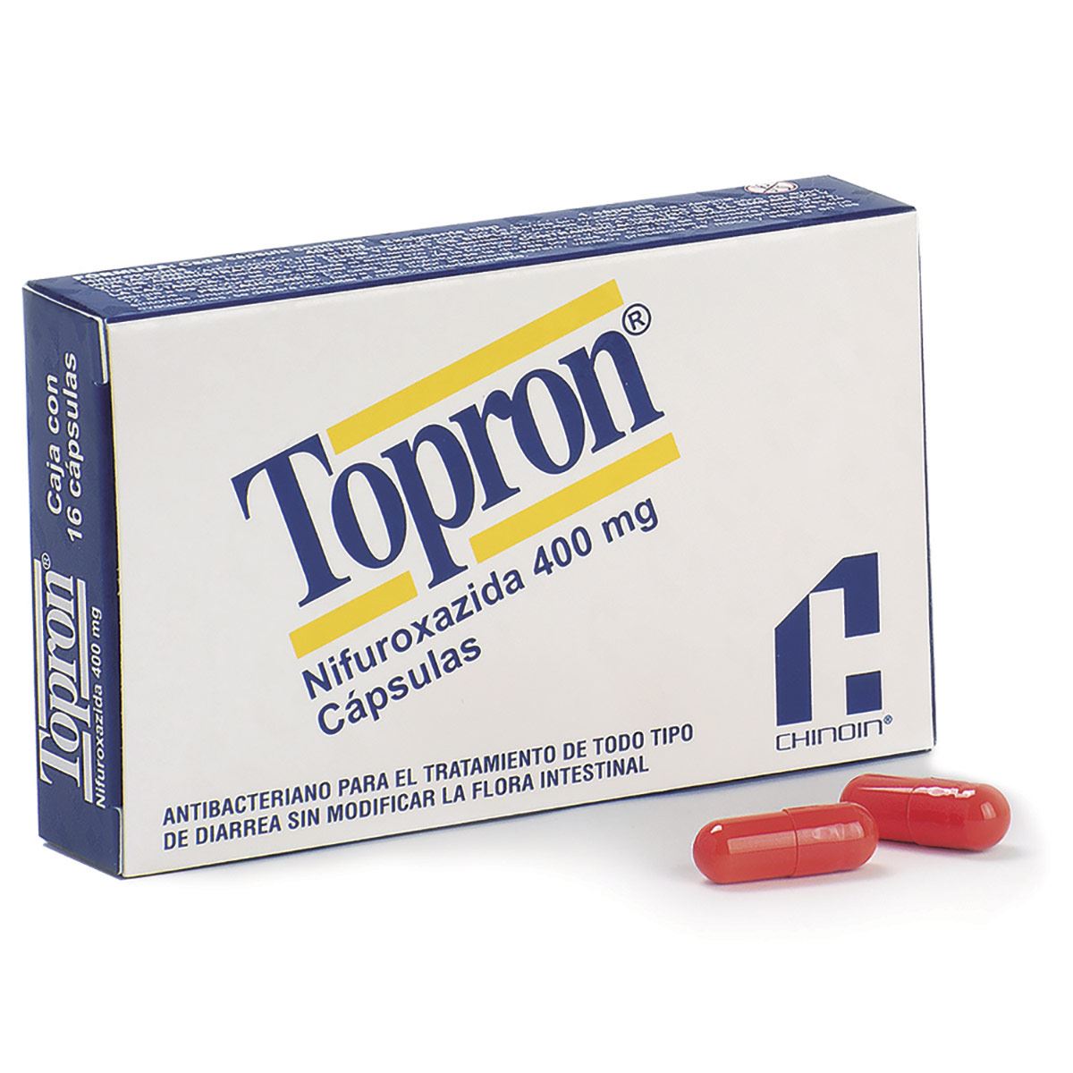 TOPRON 400 MG 16 CAPS