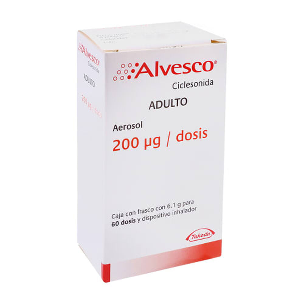 ALVESCO 200MG 6 1G INH 60DOS