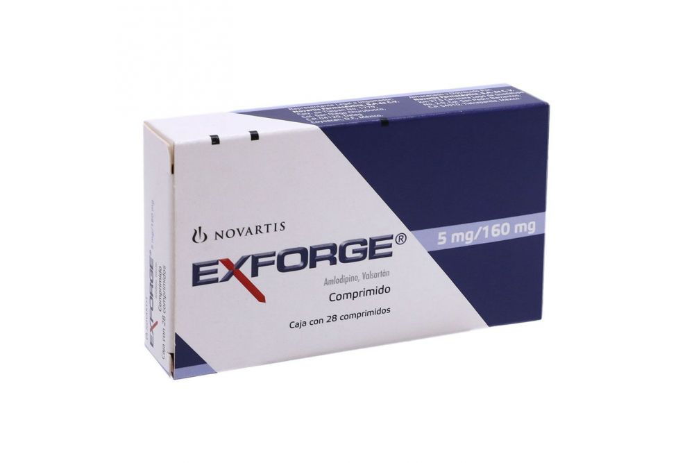 EXFORGE 5/160 MG 28 CPR