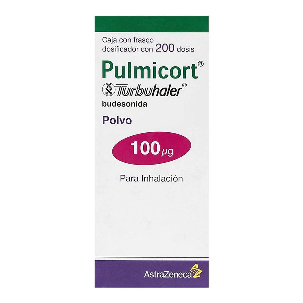 PULMICORT TURBUHALER PVO. 100 MCG. CAJA C/FCO. DOSIF. C/200 DOSIS