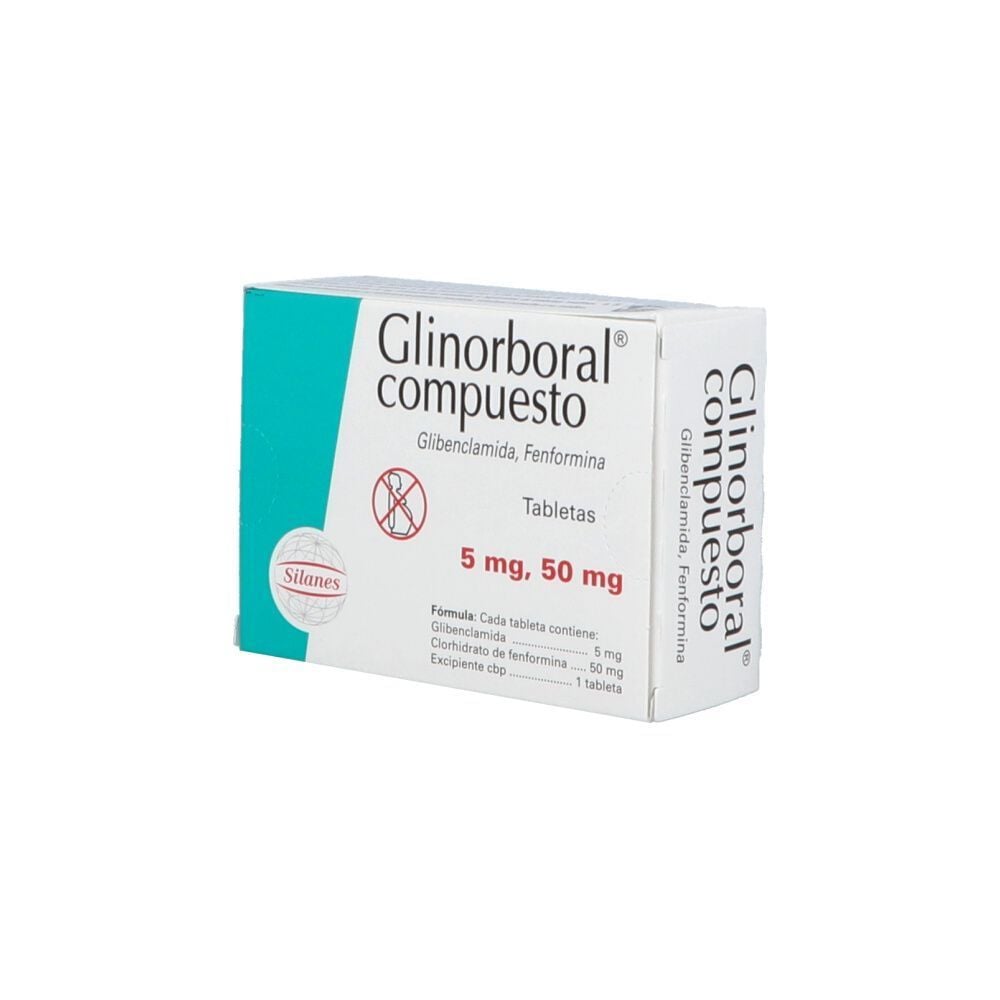 GLINORBORAL COMP 5/50MG 40 TAB