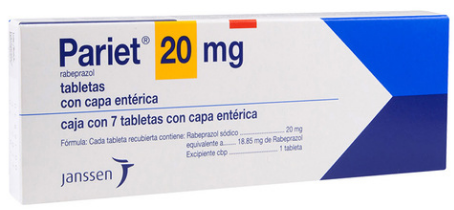 PARIET 20 MG 7 TAB