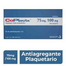 COPLAVIX 75/100 MG 14 TAB