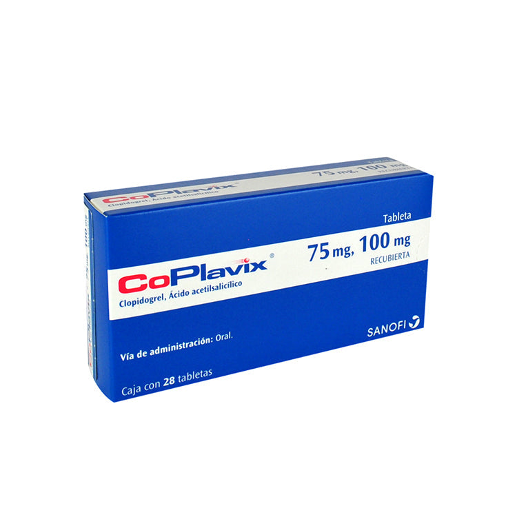 COPLAVIX 75/100 MG 28 TAB