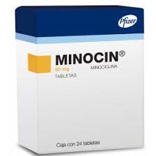 MINOCIN 50 MG BLIST 24 TAB