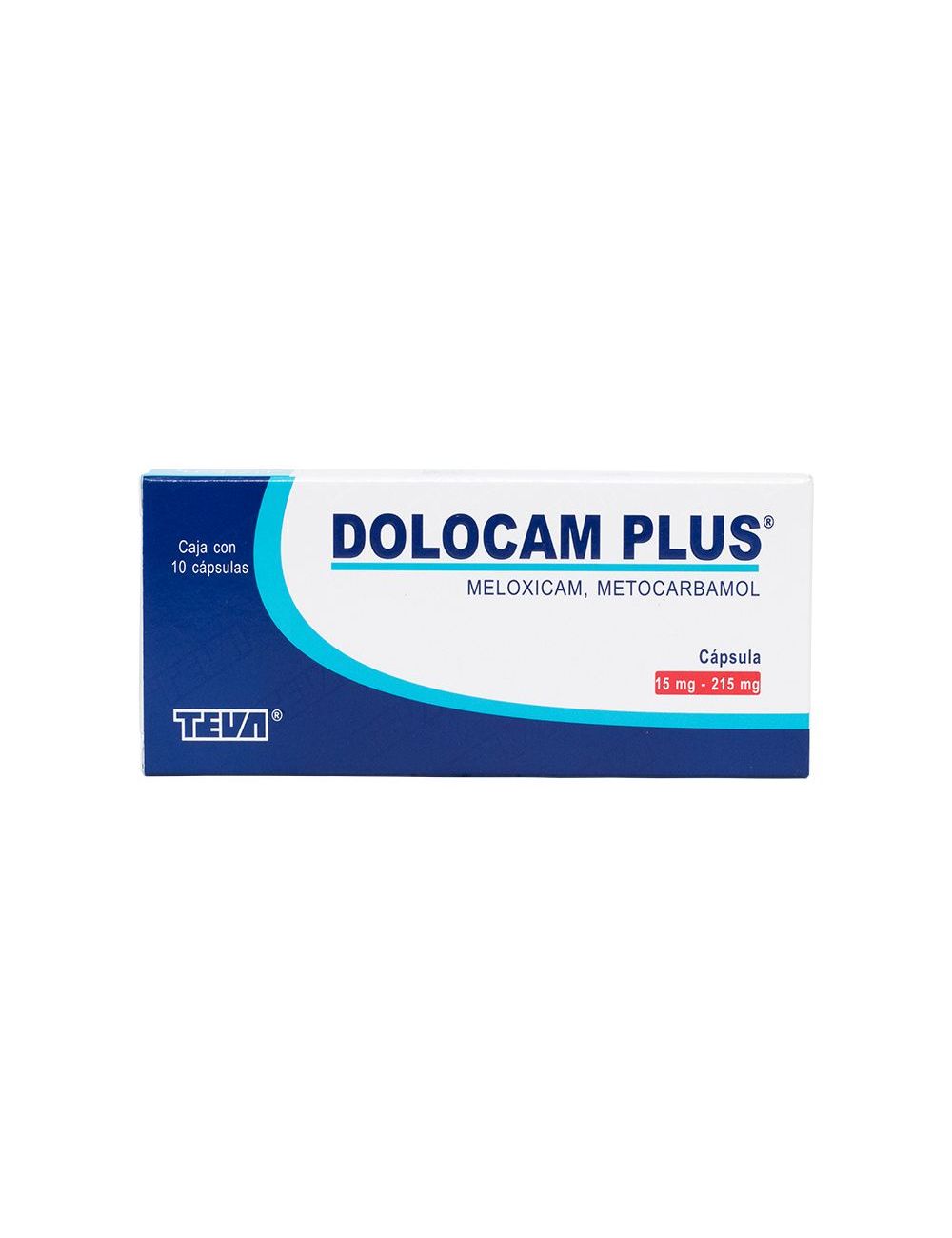 DOLOCAM-PLUS 15/215MG 10 CAPS