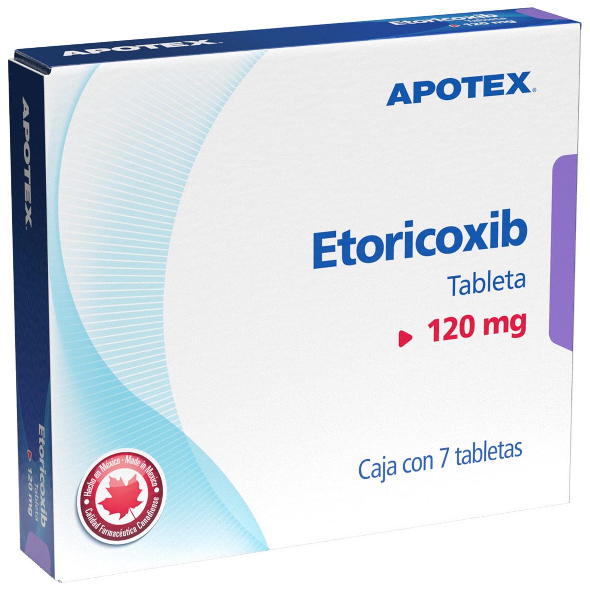 ETORICOXIB TAB. 120 MG. CAJA C/7