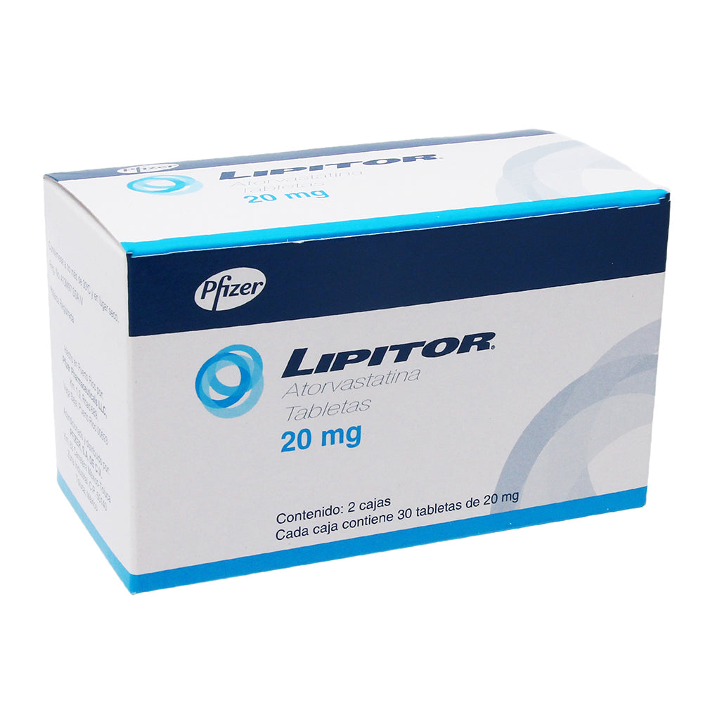 LIPITOR 20 MG 30 TAB 1+1