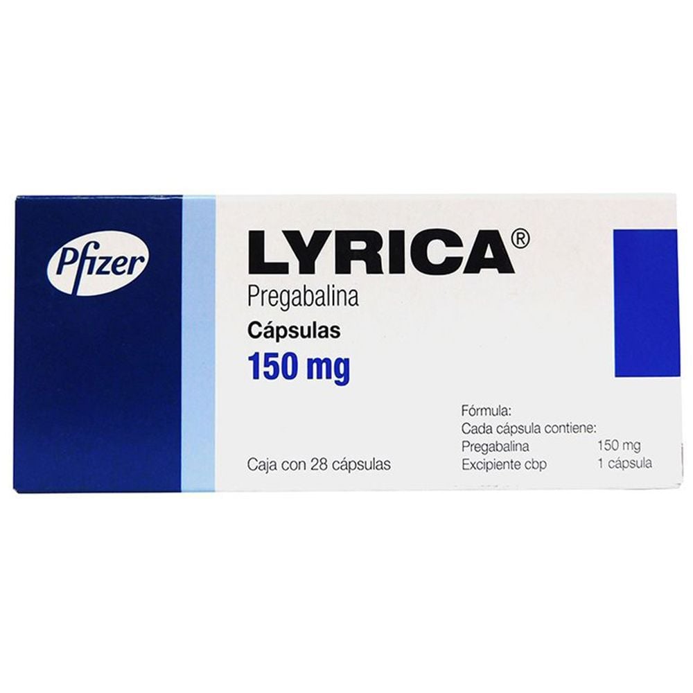 LYRICA 150 MG 28 CAPS