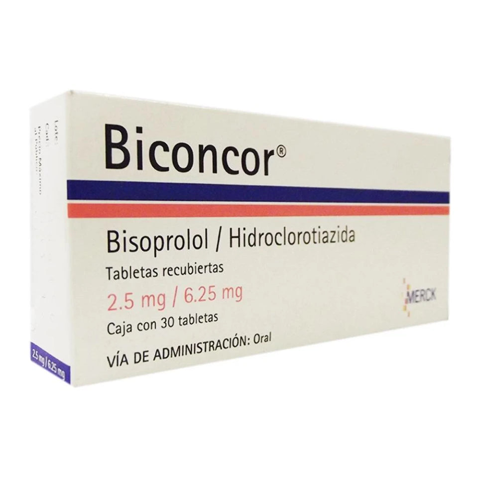 BICONCOR 2 5/6 25MG TAB C30