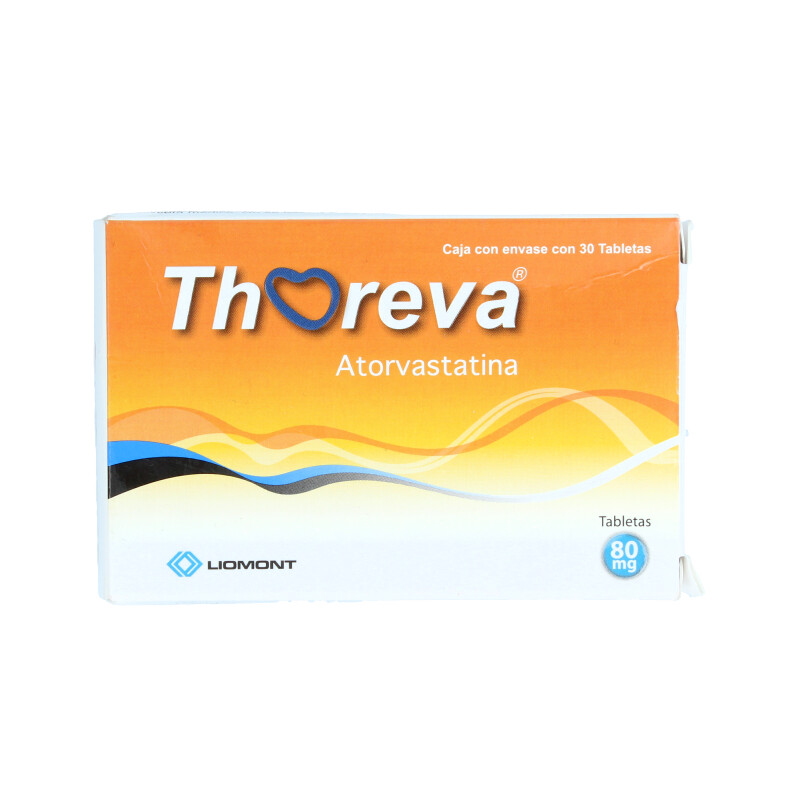 THOREVA 80 MG 30 TAB