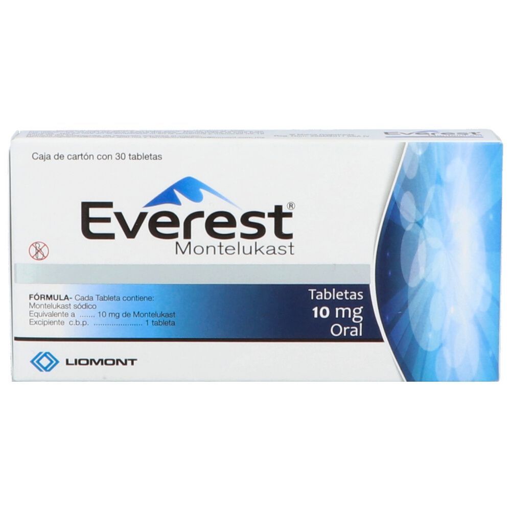 EVEREST MONTELUKAST 10 MG 30TAB