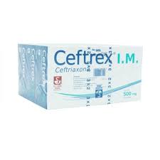 CEFTREX IM SOL 500MG C1 TRIPCK