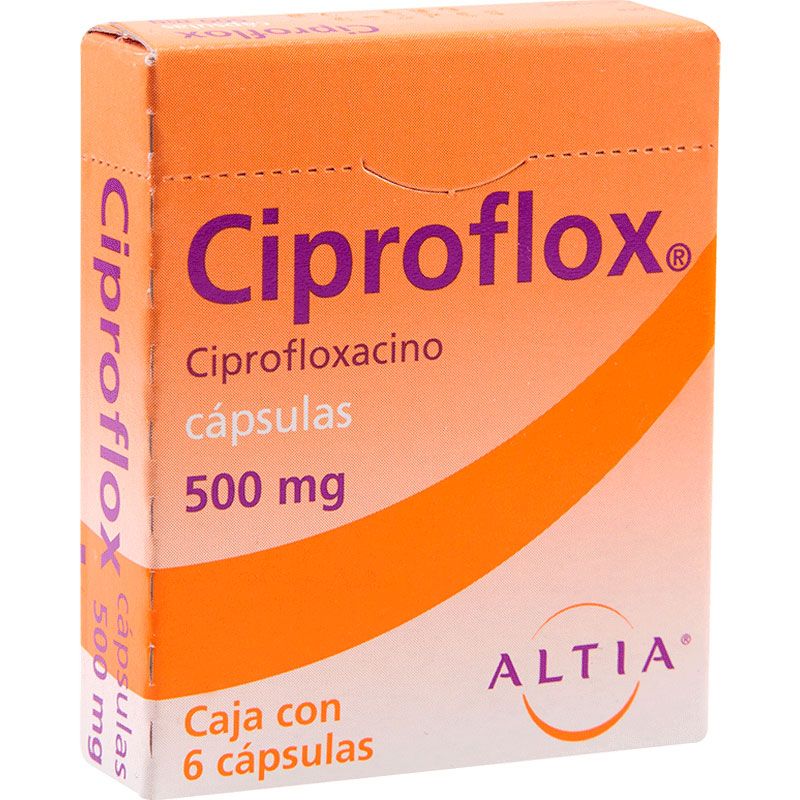 CIPROFLOX (CIPROFLOXACINO) 500 MG C/6 CAP