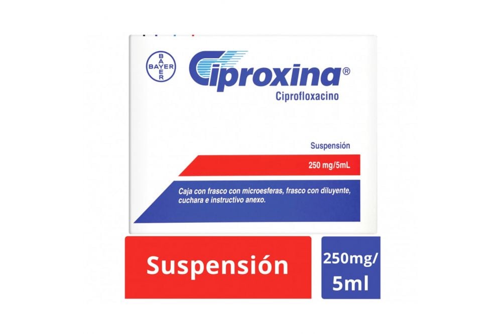 CIPROXINA 250 MG 100 ML SUSP