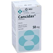 CANCIDAS 50 MG SOL INY F.A.