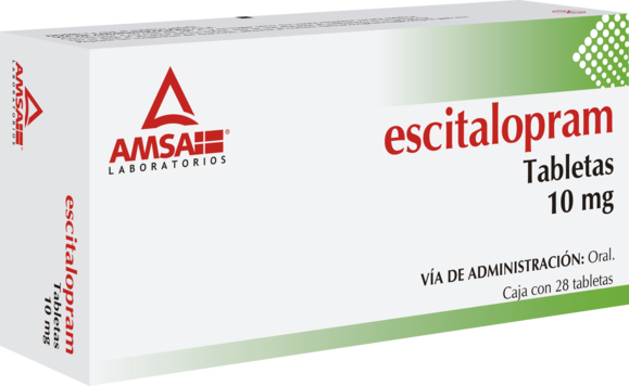 ESCITALOPRAM TAB 10 MG CAJA C28