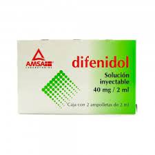 DIFENIDOL INY. 40 MG. CAJA C/2 AMP. C/2 ML.