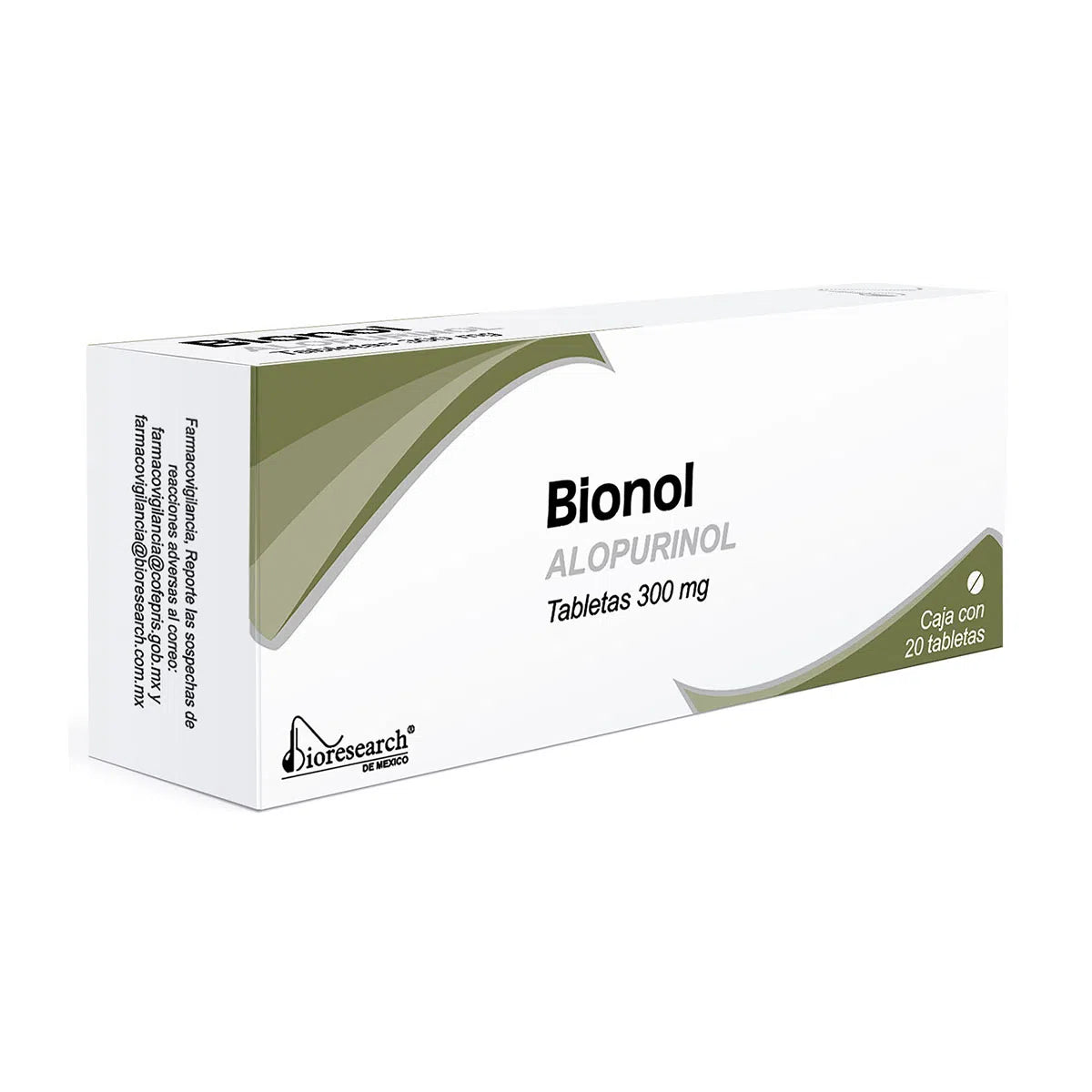 BIONOL TAB. 300 MG. CAJA C/20