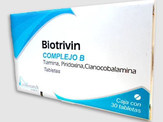 BIOTRIVIN 30 TABLETAS 100 MG. CAJA