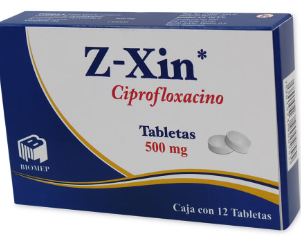 Z-XIN TAB. 500 MG. CAJA C/12