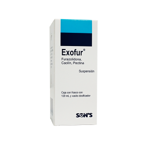 EXOFUR SUSP. CAJA C/FCO. C/120 ML.