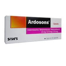 ARDOSONS CAP. 25/0.75/215 MG. CAJA C/20