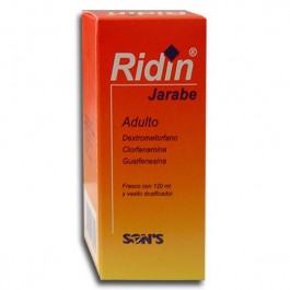 RIDIN JBE. ADULTO CAJA C/FCO. C/120 ML.