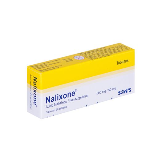 NALIXONE 500/50  TAB. MG. CAJA C/20