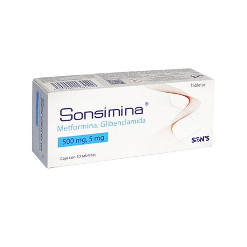 SONSIMINA 60 TAB 500/5 MG